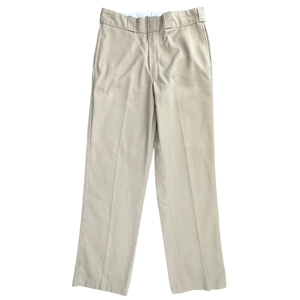 Dickies 874 Work Pants 32x32 Khaki Original Fit Straight Leg Uniform Workwear